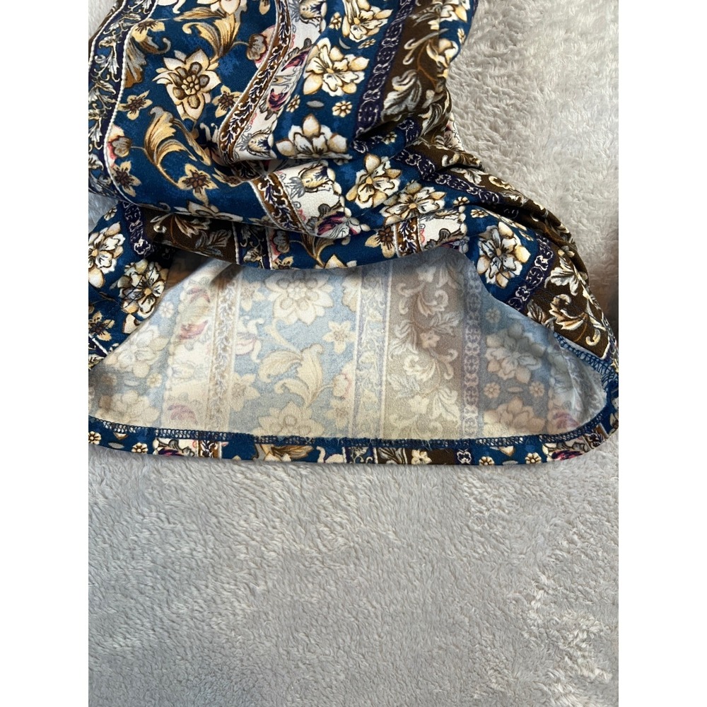 Bear Dance Women's Boho Paisley Print Soft Flare Bell Bottom Flare Pants Small - Picture 8 of 11